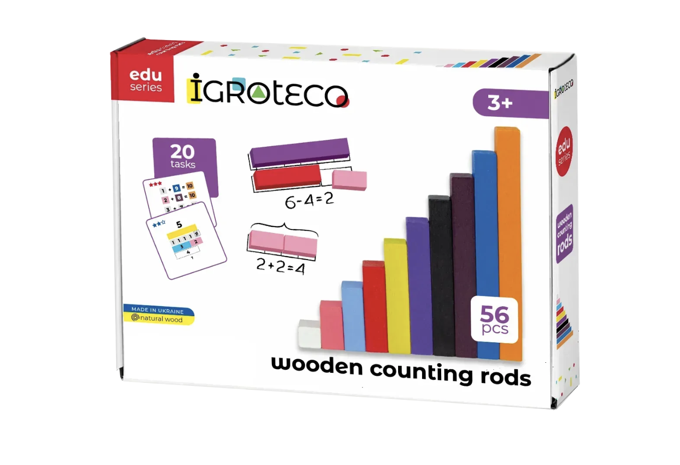 Cuisenaire counting rods - math set